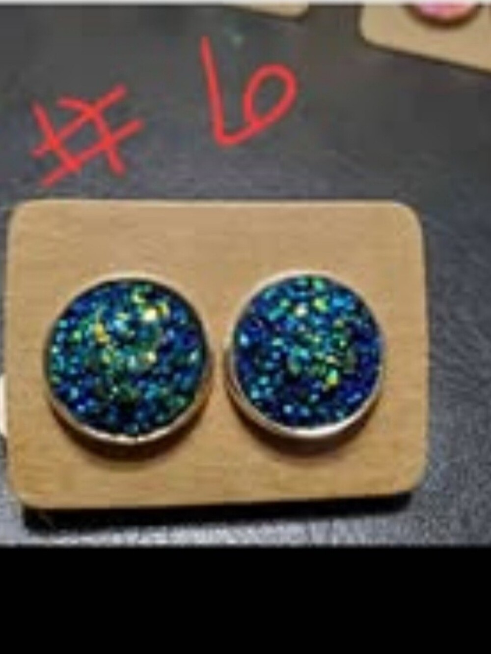 Women's Druzy Earrings - Picture 12 of 14